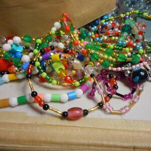 25 Stretchy Bracelets  beautiful, handcrafted, OSFM  ....  as shown